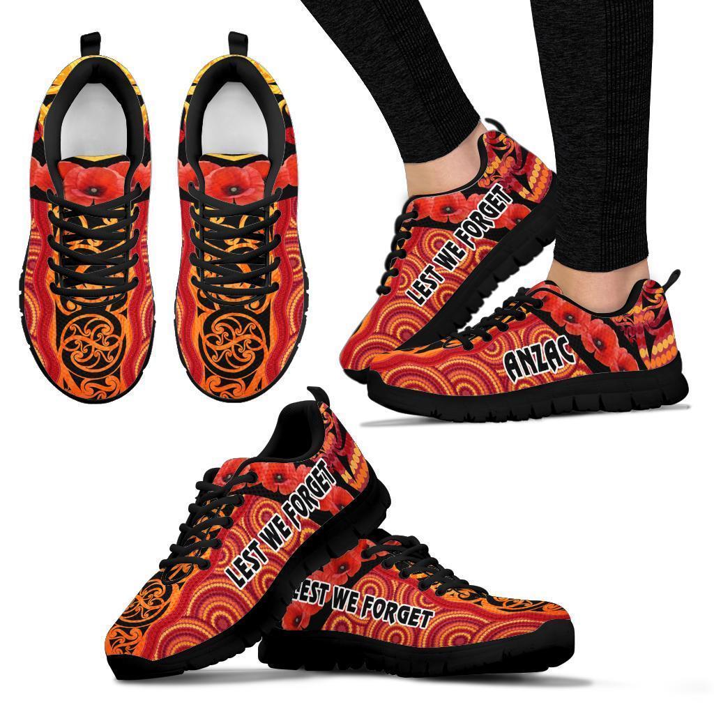 anzac-lest-we-forget-poppy-sneakers-new-zealand-maori-silver-fern-australia-aboriginal
