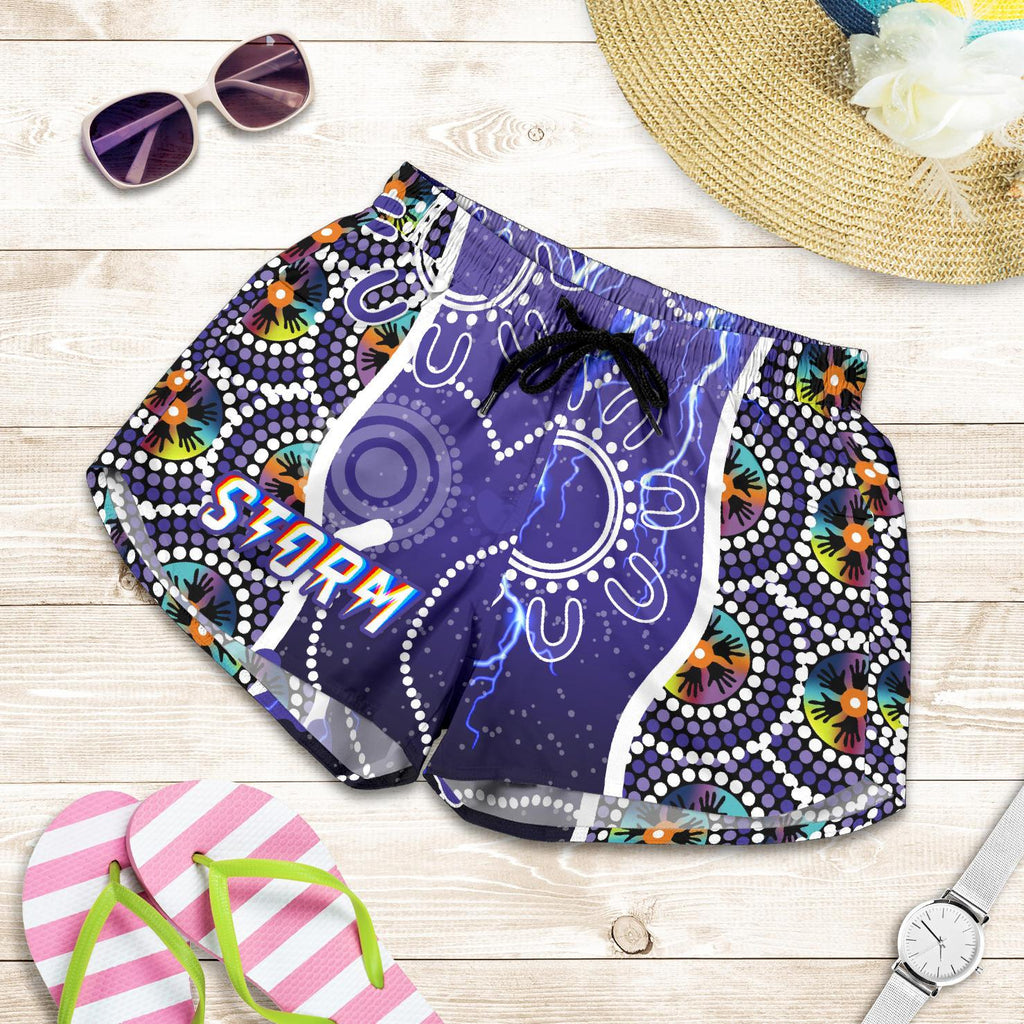 Melbourne Storm Women Shorts Unique Indigenous - Vibe Hoodie