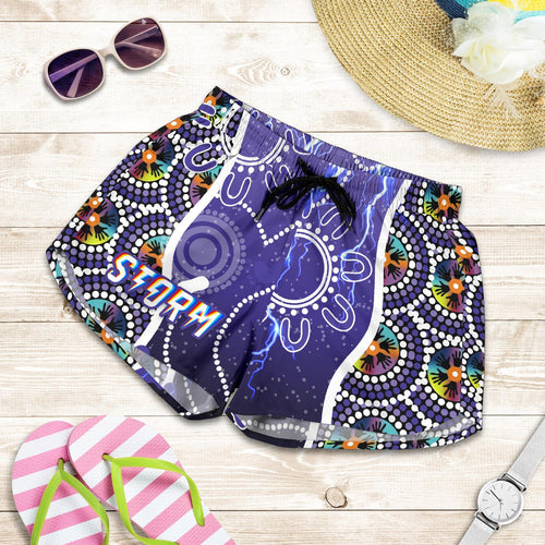 Melbourne Storm Women Shorts Unique Indigenous - Vibe Hoodie