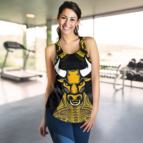 Aotearoa Maori Women Racerback Tank Taranaki Bulls - Vibe Hoodie