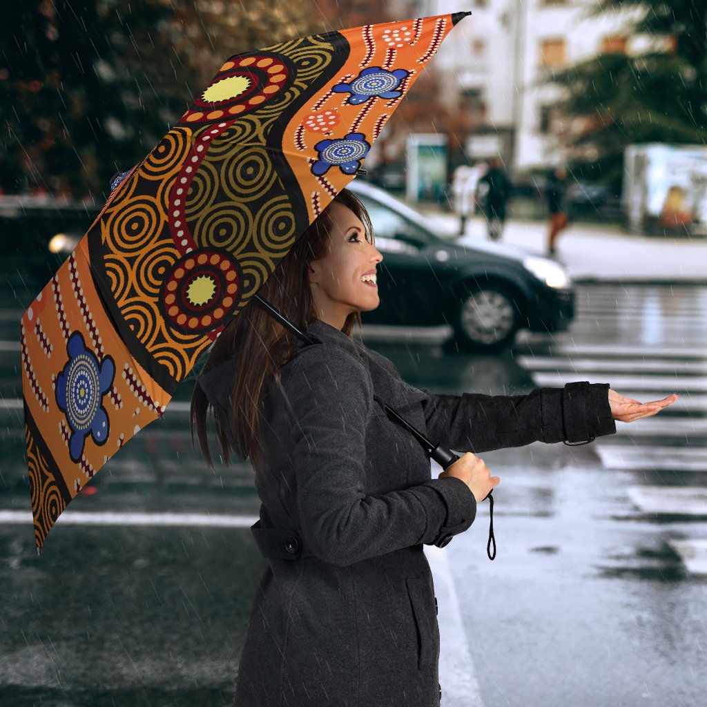 umbrellas-aboriginal-dot-unique-style-turtle