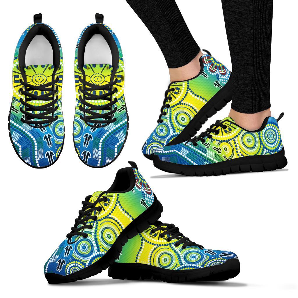 aboriginal-sneakers-dot-painting-indigenous-circle-patterns