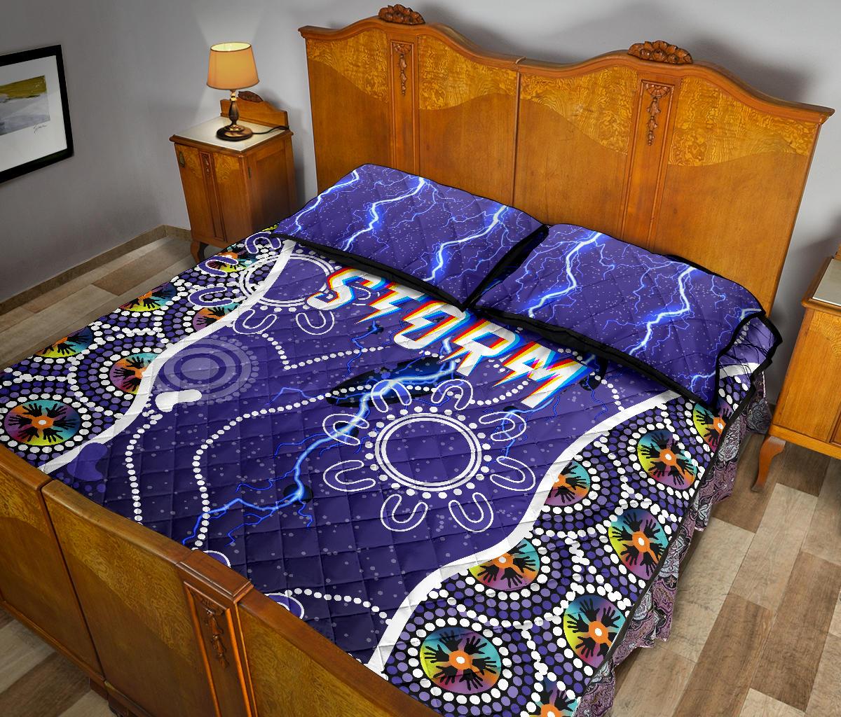 melbourne-storm-quilt-bed-set-indigenous