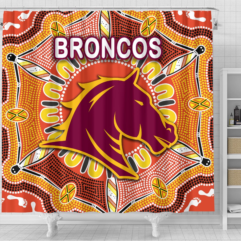 brisbane-shower-curtain-broncos-indigenous-warm-vibes
