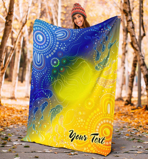 custom-text-aboriginal-premium-blanket-indigenous-fishing