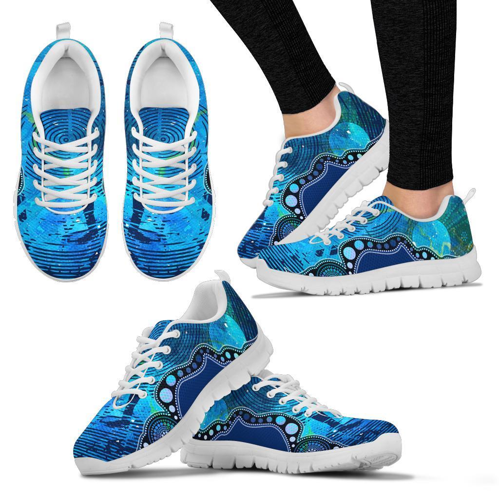 aboriginal-sneakers-australia-indigenous-flag-circle-dot-painting-art-blue