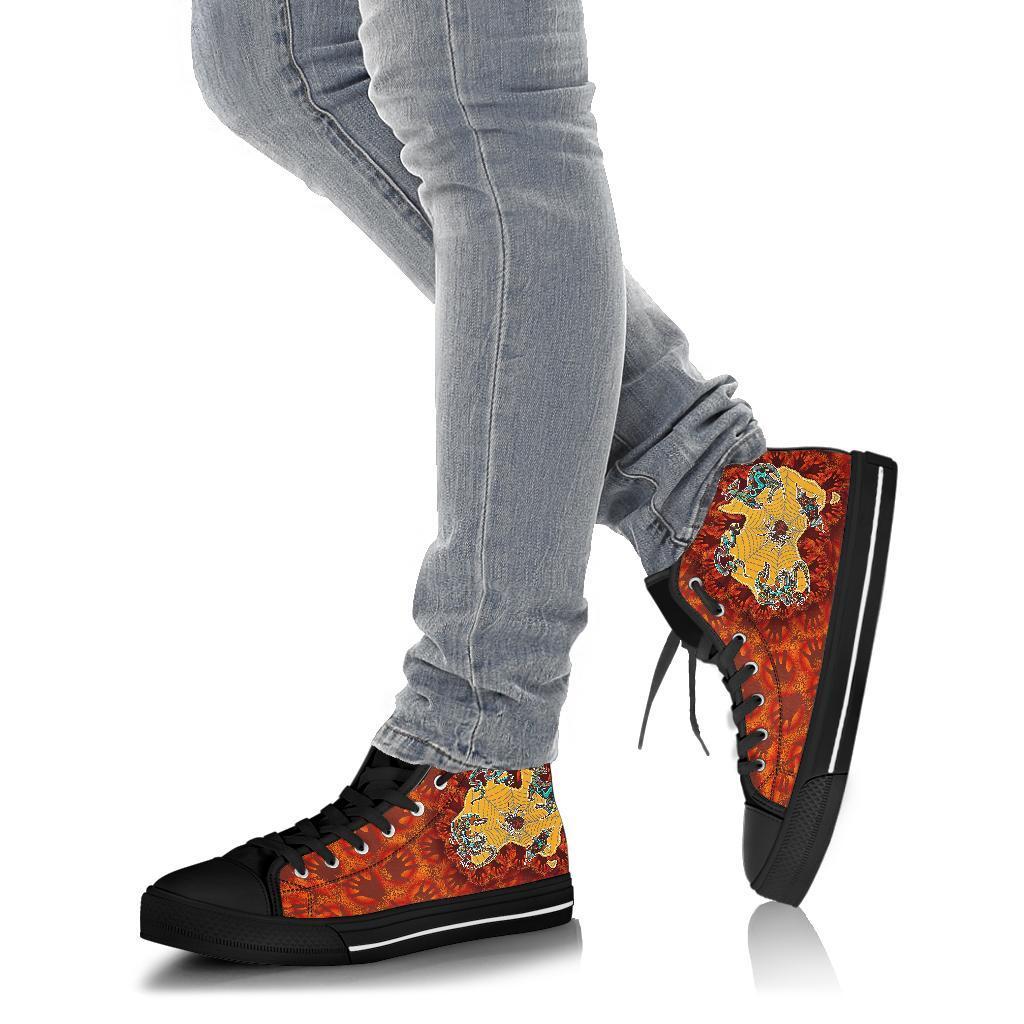 aboriginal-high-top-shoe-australia-map-hand-patterns-spider-web
