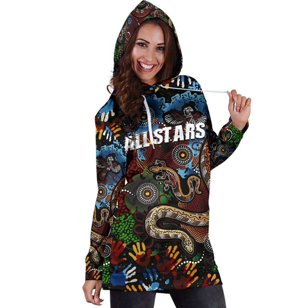 australia-indigenous-womens-hoodie-dress-all-stars