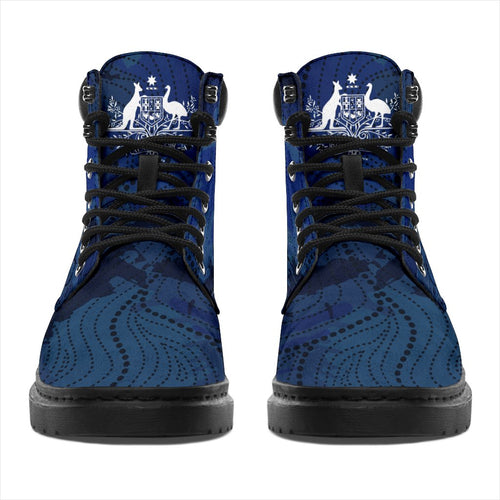 boots-aus-flag-boots-brush-color-aussie-coat-of-arms-unisex