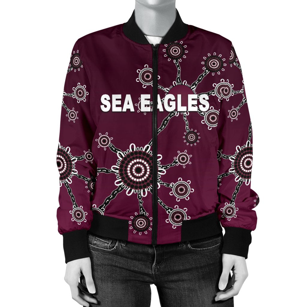 warringah-womens-bomber-jacket-sea-eagles-simple-indigenous