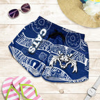 Cats All Over Print Women's Shorts Aboriginal - Vibe Hoodie