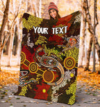 custom-aboriginal-premium-blanket-kangaroo-and-lizard-dot-painting-art