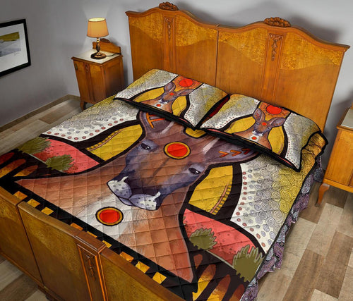 aboriginal-quilt-cover-set-kangaroo-painting-uluru-patterns