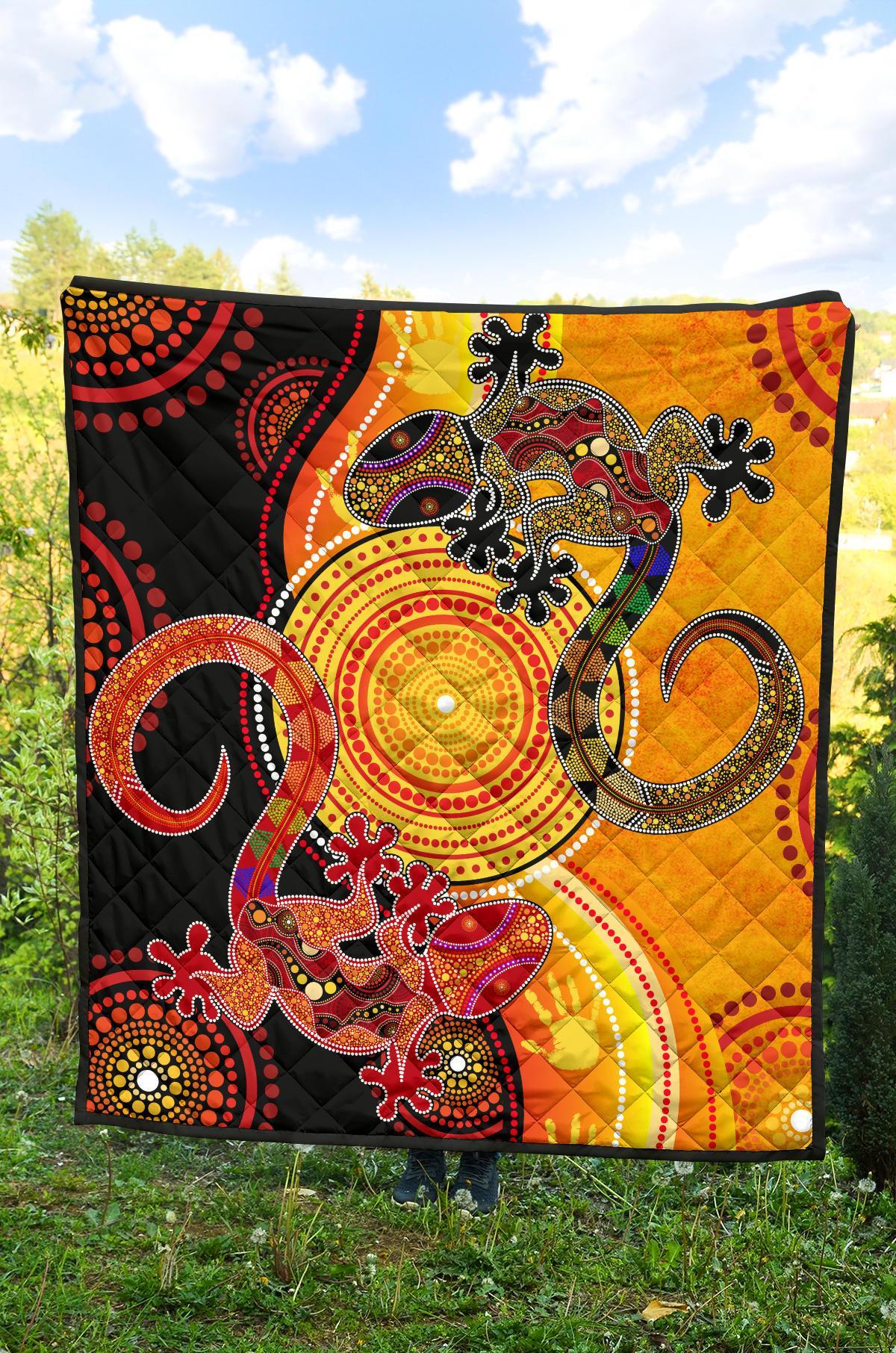 aboriginal-premium-quilt-couple-aboriginal-lizards