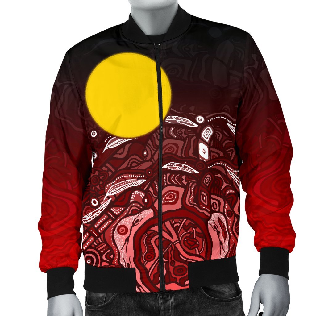aboriginal-mens-bomber-jacket-red-landscape