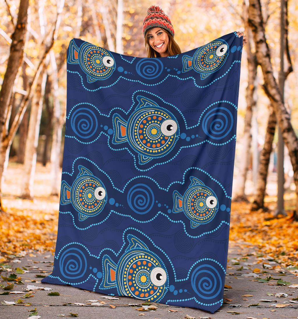 premium-blanket-indigenous-turtle-patterns