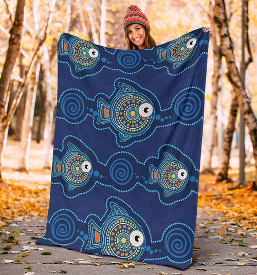 premium-blanket-indigenous-turtle-patterns