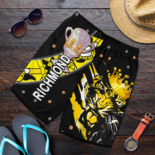 richmond-premier-men-shorts-tigers-dotted