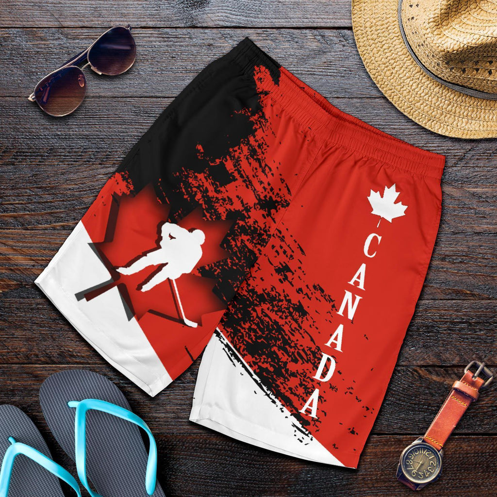 canada-shorts-maple-leaf-hockey