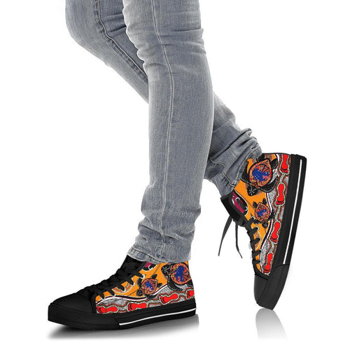 canvas-shoes-aboriginal-patterns-shoes-turtle-high-top
