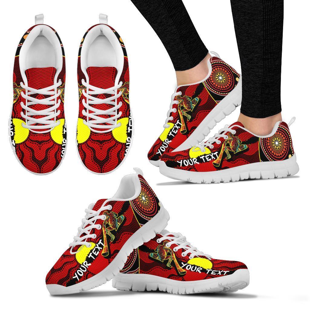 custom-sneakers-australia-aboriginal-dots-with-didgeridoo-black