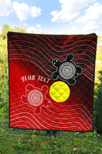 custom-aboriginal-premium-quilt-indigenous-circle-dot-painting-style