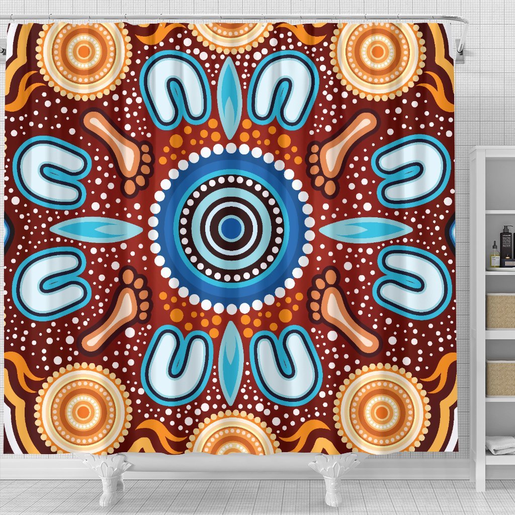 aboriginal-shower-curtain-indigenous-circle-dot-painting-ver02
