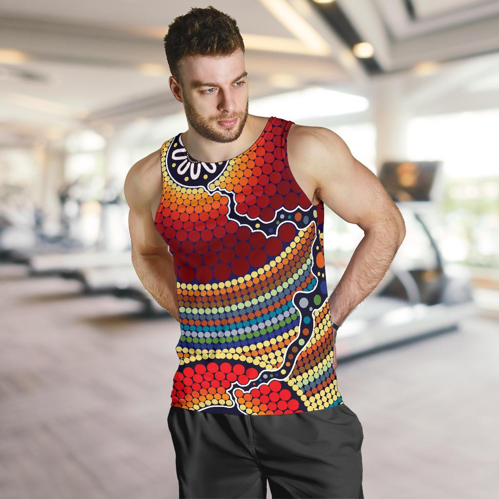 men-tank-top-aboriginal-dot-painting-mens-tank-ver11