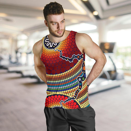 men-tank-top-aboriginal-dot-painting-mens-tank-ver11