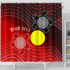 custom-aboriginal-shower-curtain-indigenous-circle-dot-painting-style