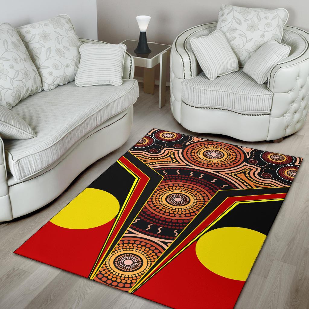 area-rug-aboriginal-with-dot-painting-art