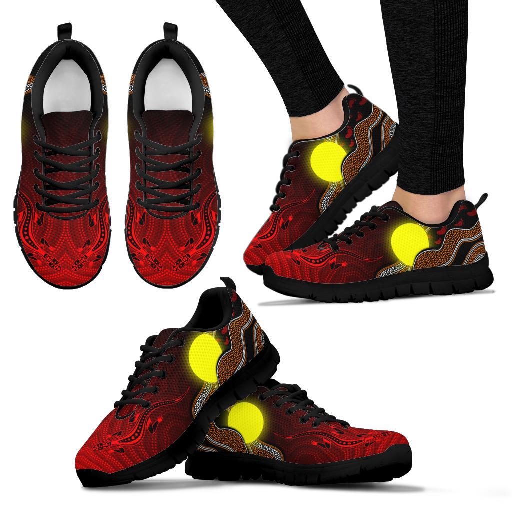 aboriginal-sneakers-aboriginal-flag-lizard-dot-painting-style