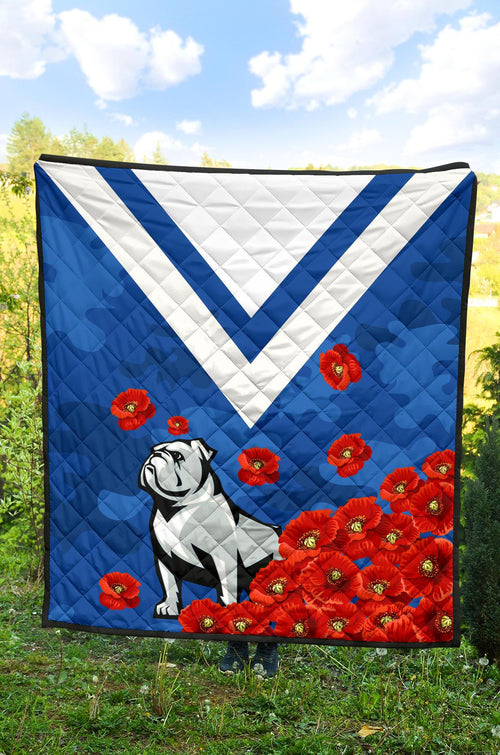 bulldogs-premium-quilt-poppy-flowers