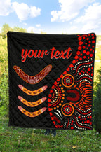 aboriginal-personalised-premium-quilt-aboriginal-boomerangs-with-dot-painting-pattern
