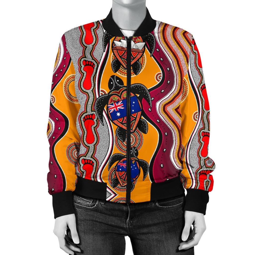 bomber-jacket-aboriginal-patterns-jacket-turtle-women