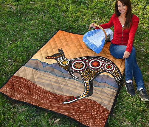 premium-quilts-kangaroo-quilts-aboriginal-dot-painting