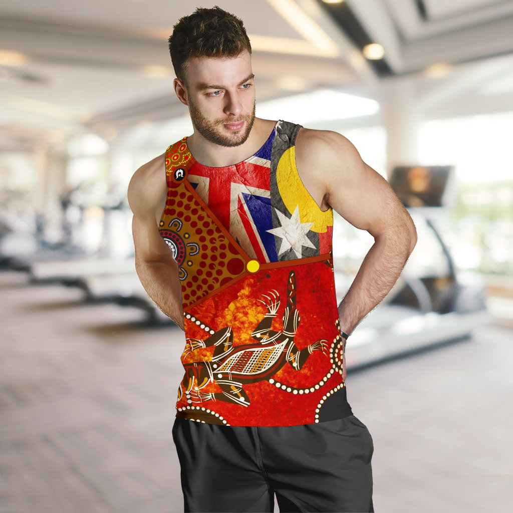 mens-tank-top-aboriginal-dot-painting-flags-corocodile