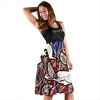 Personalised Women's Dress - Aboriginal Dot In Naidoc Week Style - Vibe Hoodie