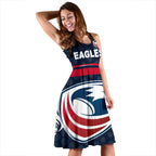 USA Rugby Women's Dress Eagles Simple Style - Full Navy - Vibe Hoodie