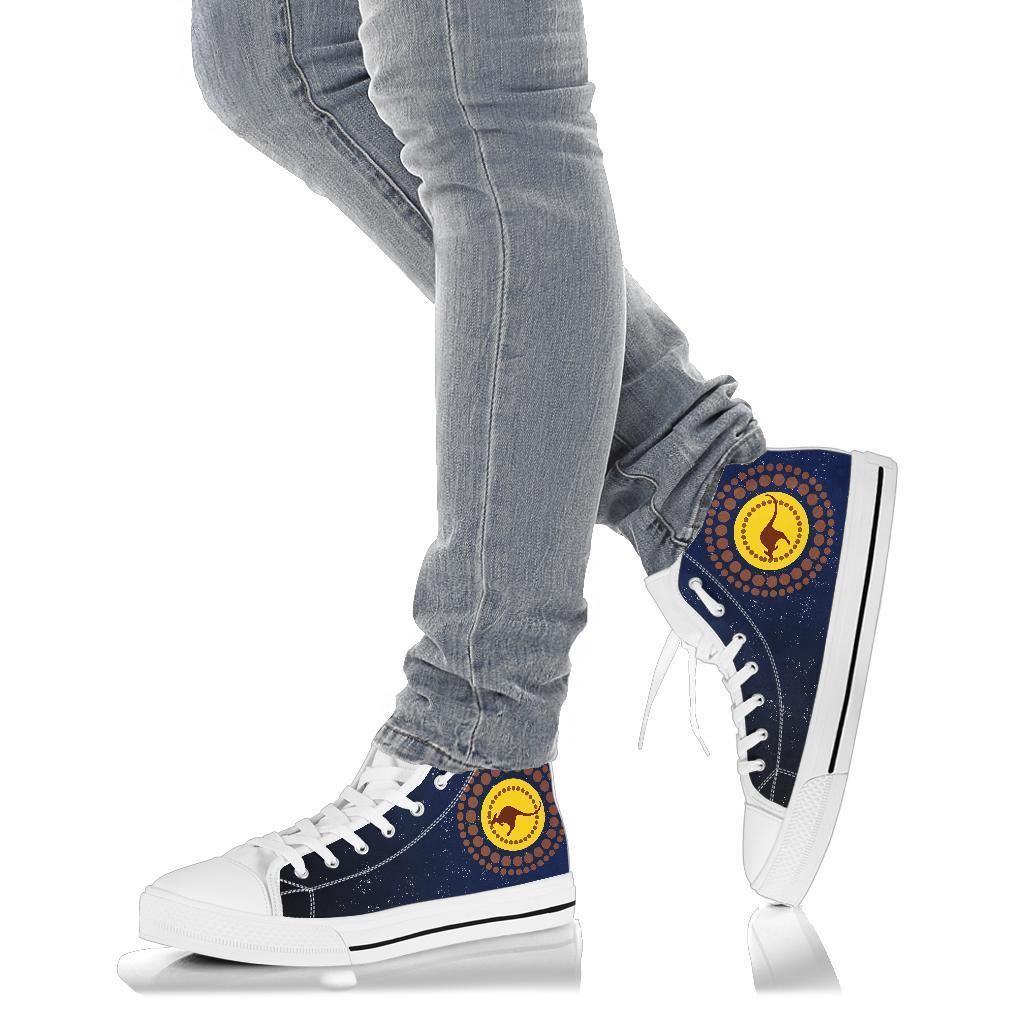 1staustralia-high-top-shoes-kangaroo-on-the-sun