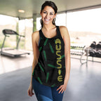 Racerback Tank - Australian Coat Of Arms Top Tank Aussie Golden Wattle - Women - Vibe Hoodie