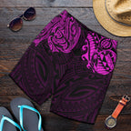 new-zealand-all-over-print-mens-shorts-maori-polynesian-tattoo-purple