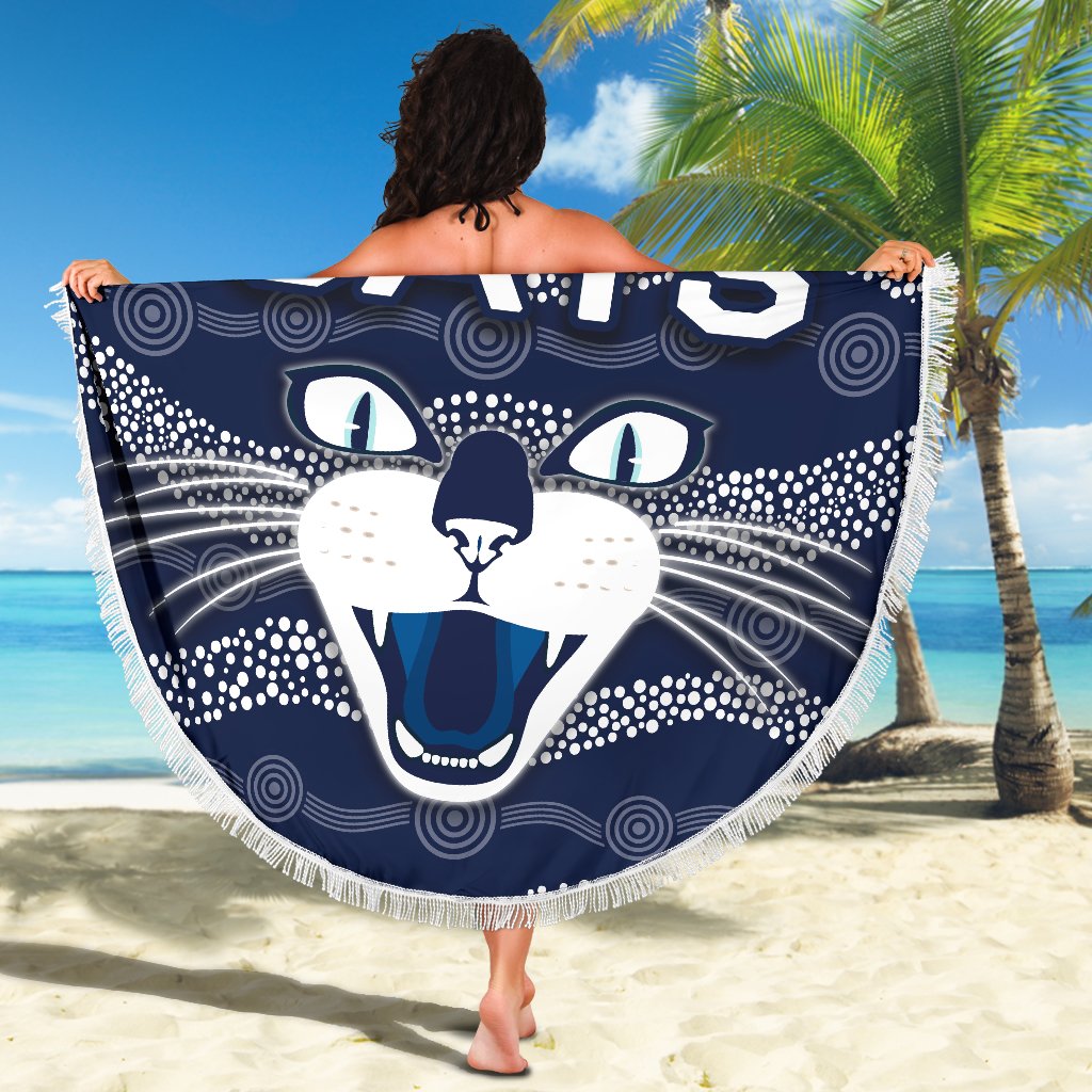 geelong-beach-blanket-cats-indigenous-navy