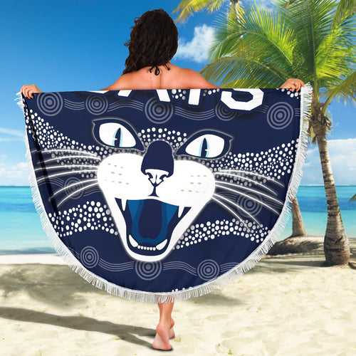 geelong-beach-blanket-cats-indigenous-navy