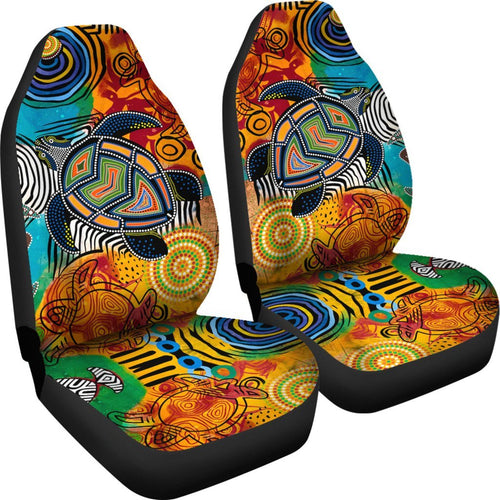 aboriginal-car-seat-covers-turtle-indigenous-art