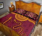 aboriginal-quilt-bed-set-aboriginal-snake-and-alligator