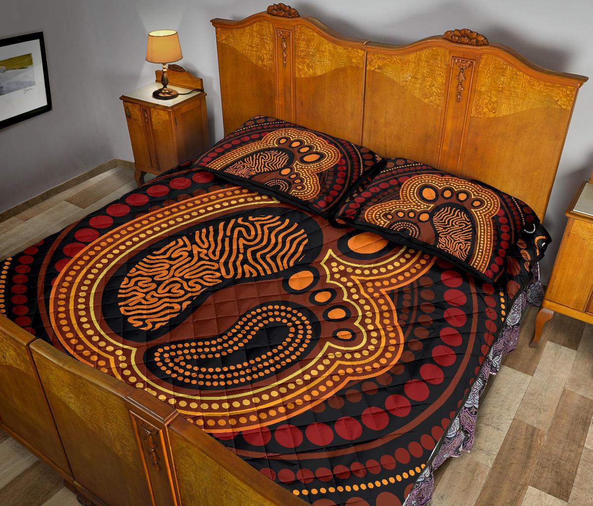 aboriginal-quilt-bed-set-aboriginal-footprint