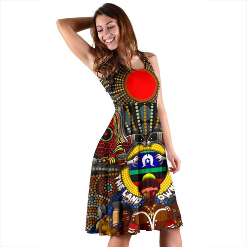 The Land Owns Us Women's Dress - Vibe Hoodie