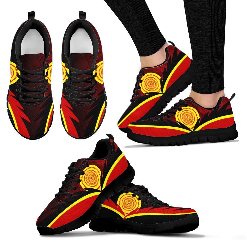 aboriginal-sneakers-indigenous-flag-with-footprint-hand-art