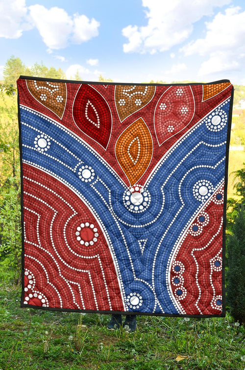 aboriginal-premium-quilt-australia-aboriginal-river